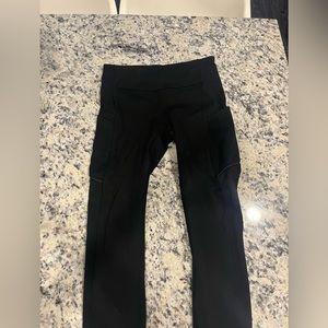 LuluLemon Swift Speed Crop 21 inch, in Black